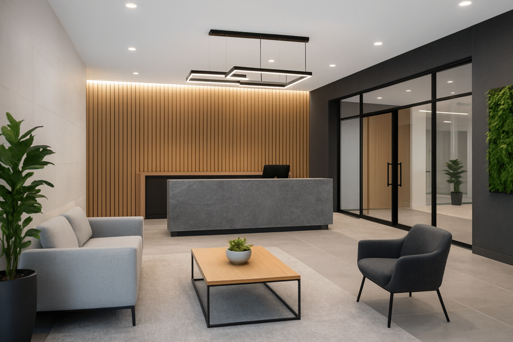 Modern Lobby & Reception Area Inspirations